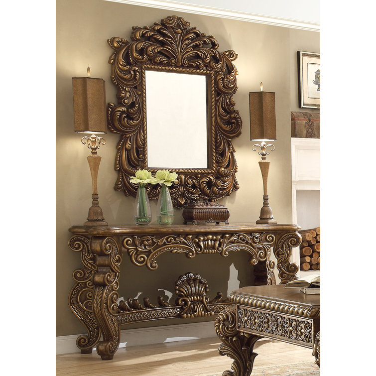 Direct Marketplace 20'' Console Table and Mirror Set Wayfair